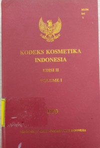 Kodeks Kosmetika Indonesia  3