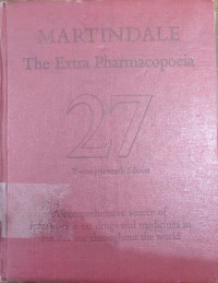 Martindale The Extra Pharmacopoeia 27