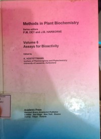 Methods In Plant Biochemistry