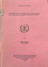 Sintesis Dan Uji Aktivitas Antijamur dua Senyawa Kalkon Turunan Tiofen