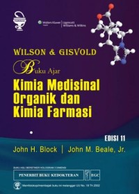 Buku ajar Kimia Medisinal Organik Kimia Farmasi